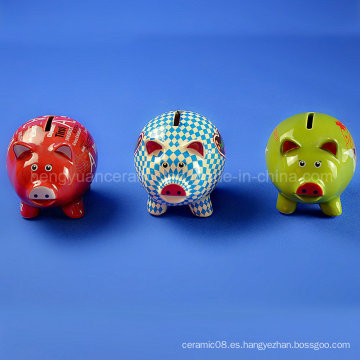 Banco de moneda encantador del dinero del cerdo del color para los regalos de los niños